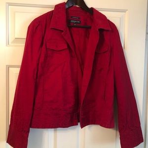 Red Casual Jacket
